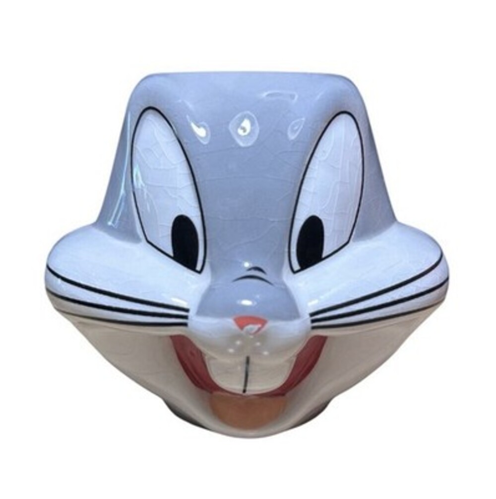 Vintage Looney Tunes Bugs Bunny 3D Face Ceramic Coffee Mug Cup